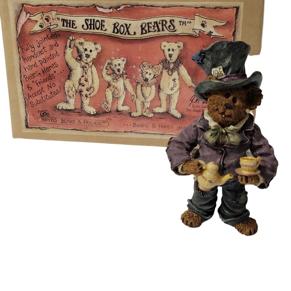 BOYDS BEARS - The Mad Hatter...One Lump Or Two- #3237